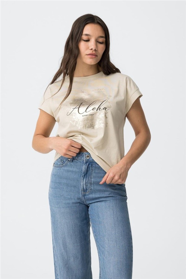 Camiseta Tiffosi aloha estampada