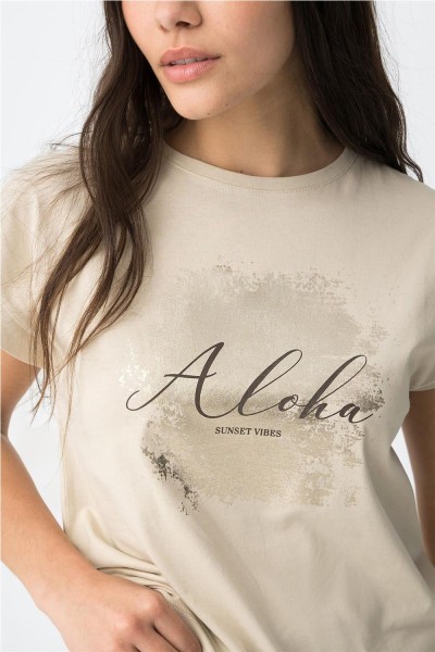 Camiseta Tiffosi aloha estampada