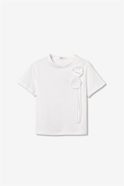 Camiseta Tiffosi con detalle floral