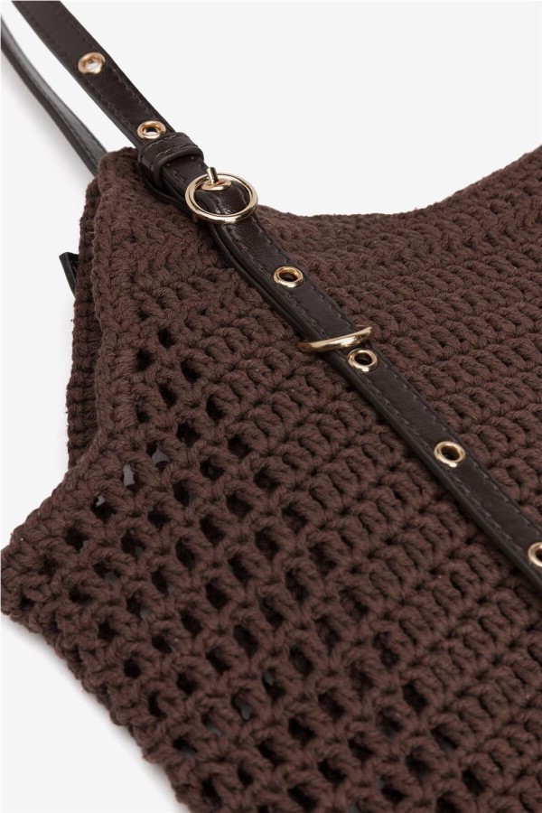 Bolso Shopper Tiffosi trenzado