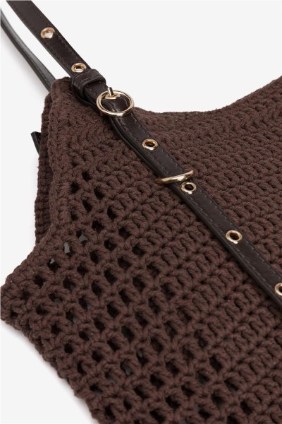 Bolso Shopper Tiffosi trenzado