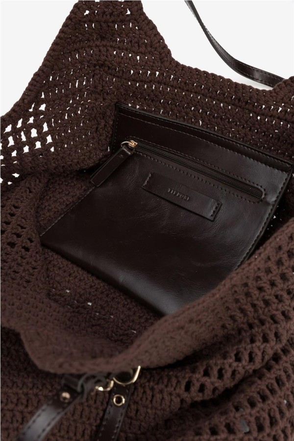 Bolso Shopper Tiffosi trenzado