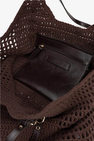 Bolso Shopper Tiffosi trenzado