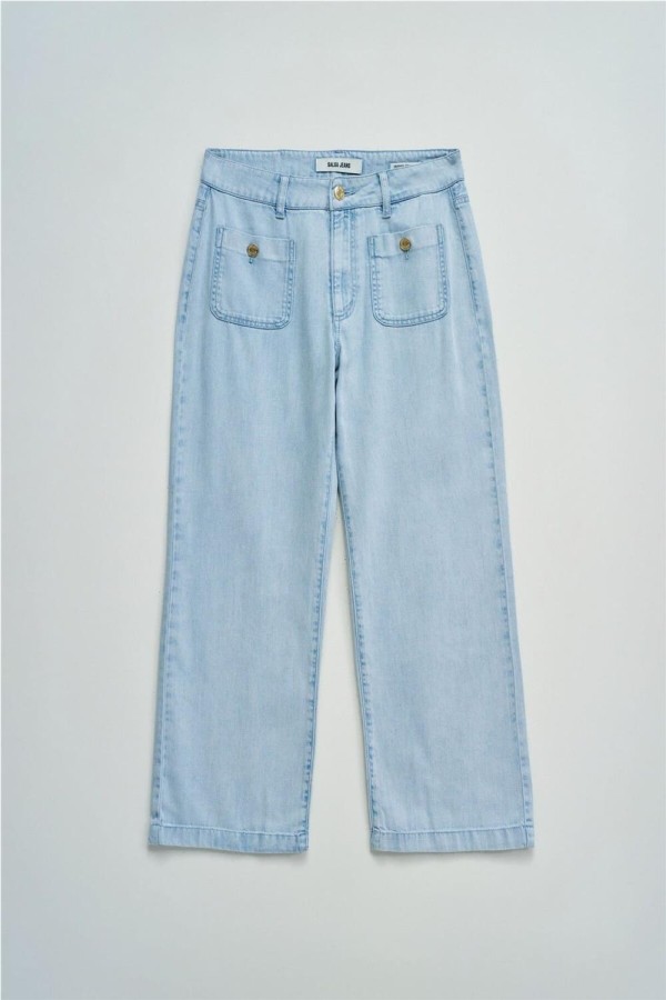 Vaquero Salsa en lightdenim con...