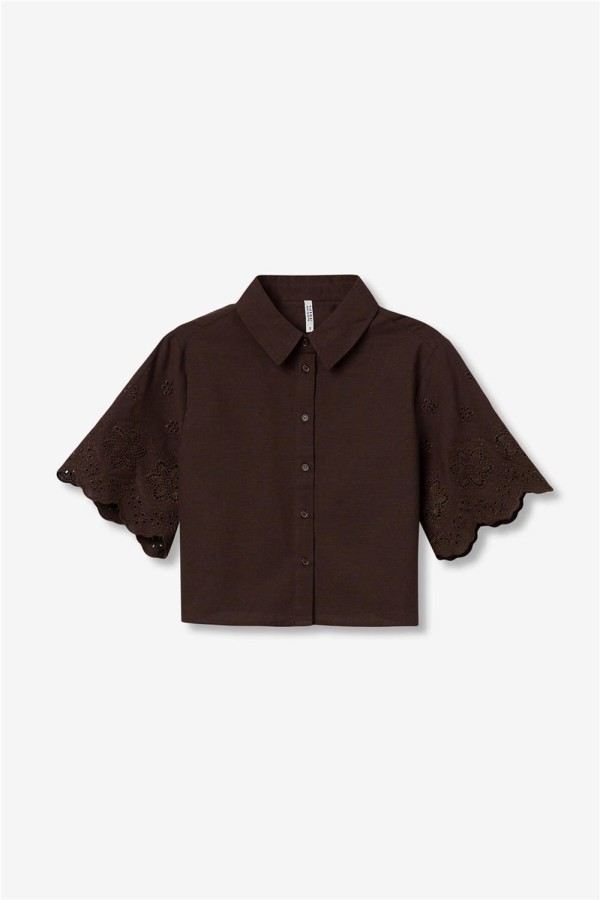 Camisa Tiffosi cropped bordada