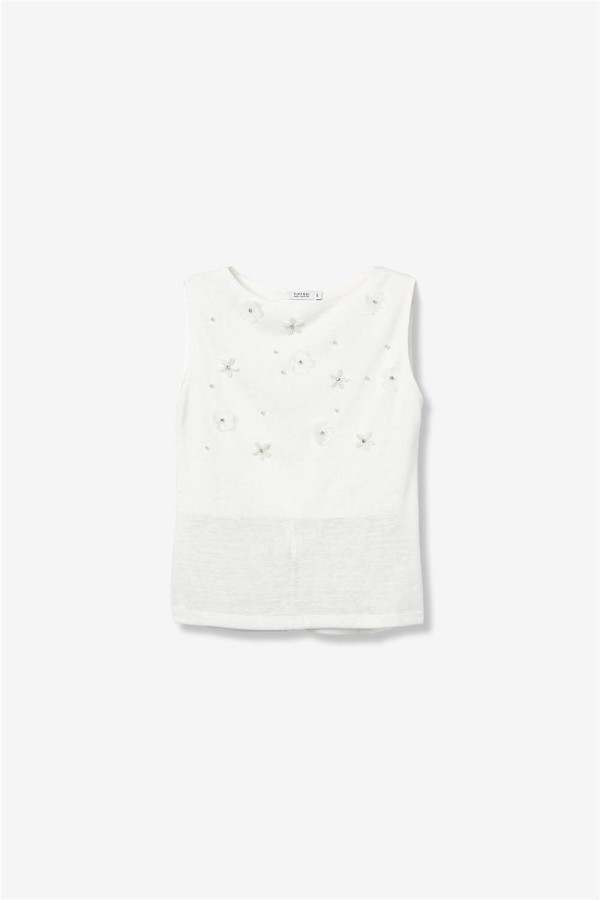Camiseta Tiffosi con abalorios