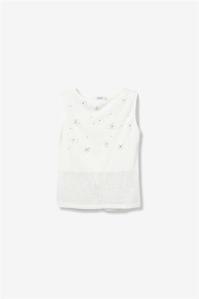 Camiseta Tiffosi con abalorios