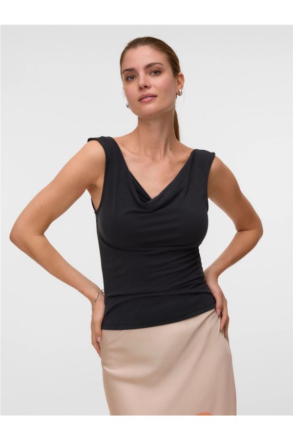 Top Vero Moda con escote en cascada