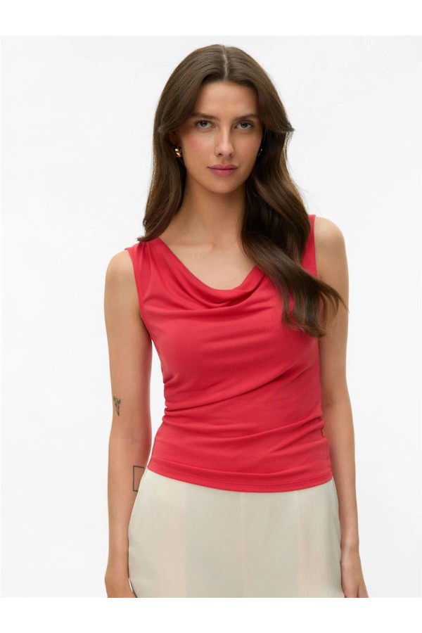 Top Vero Moda con escote en cascada