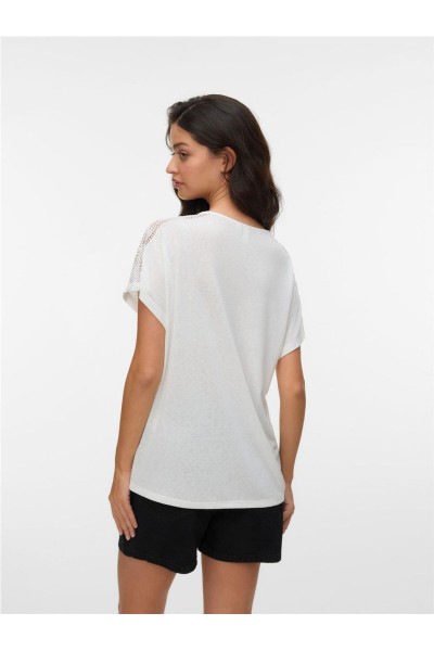 Camiseta Vero Moda Kelia escote pico
