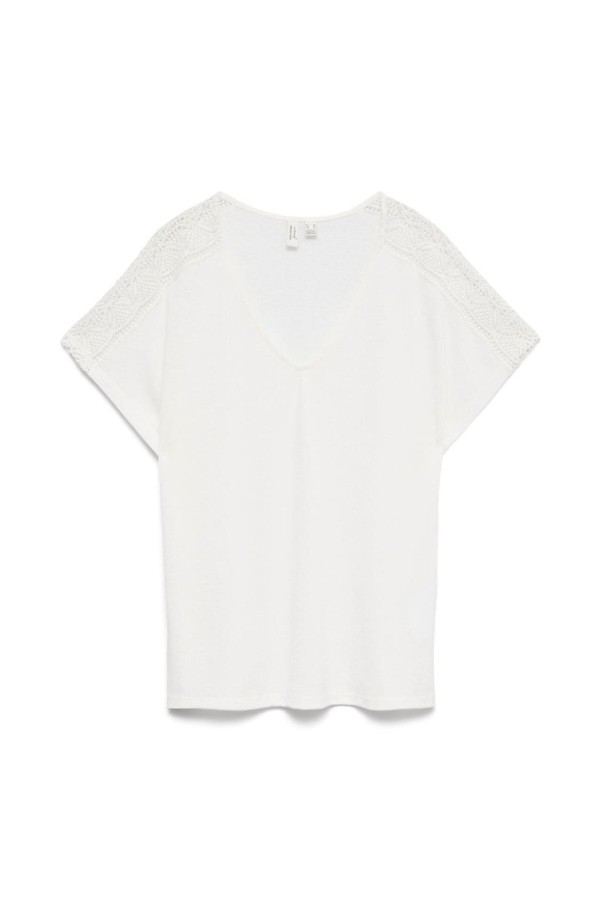 Camiseta Vero Moda Kelia escote pico