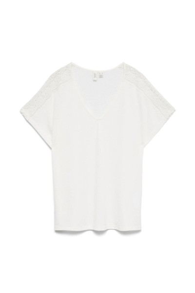 Camiseta Vero Moda Kelia escote pico