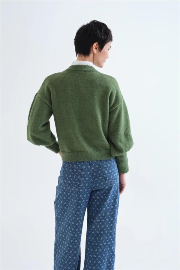 Jersey Compañía Fantástica básico de punto verde 2