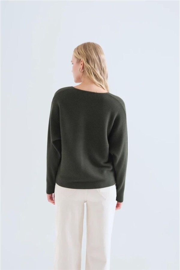 Jersey Compañía Fantástica rayas verde oliva 2
