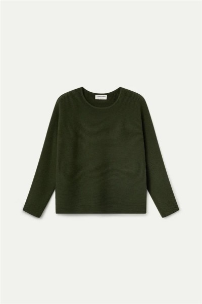 Jersey Compañía Fantástica rayas verde oliva