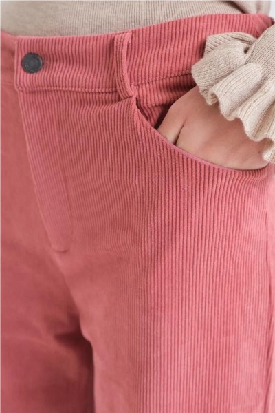 Pantalón Compañía Fantástica de pana rosa