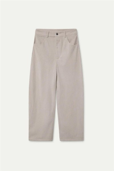 Pantalón Compañía Fantástica de pana blanco crudo