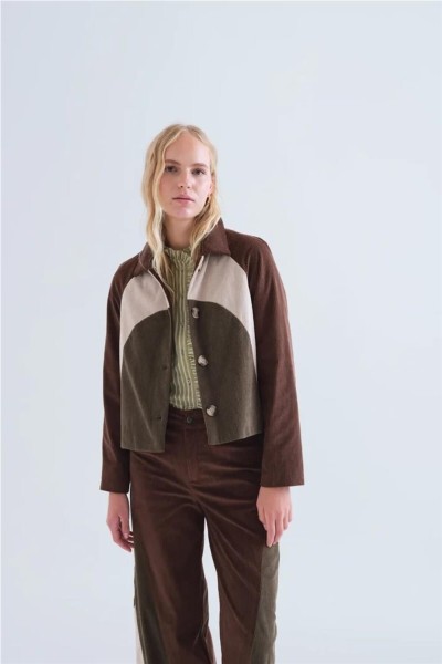 Chaqueta Compañía Fantástica de pana multicolor