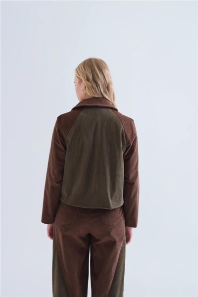 Chaqueta Compañía Fantástica de pana multicolor