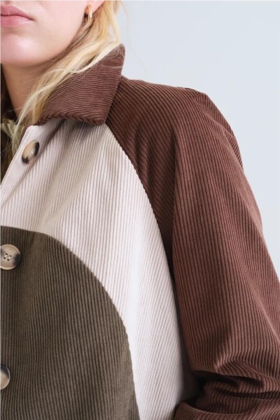 Chaqueta Compañía Fantástica de pana multicolor