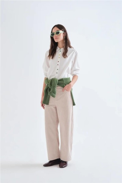 Camisa Compañía Fantástica botón joyas multicolor