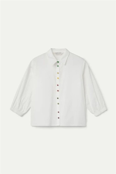 Camisa Compañía Fantástica botón joyas multicolor