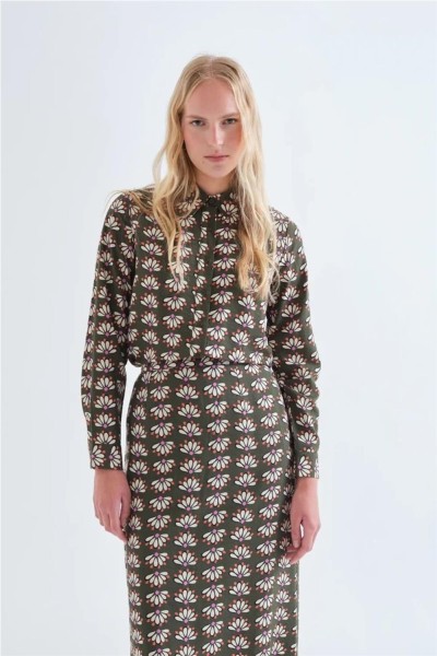 Camisa Compañía Fantástica con estampado Geometry