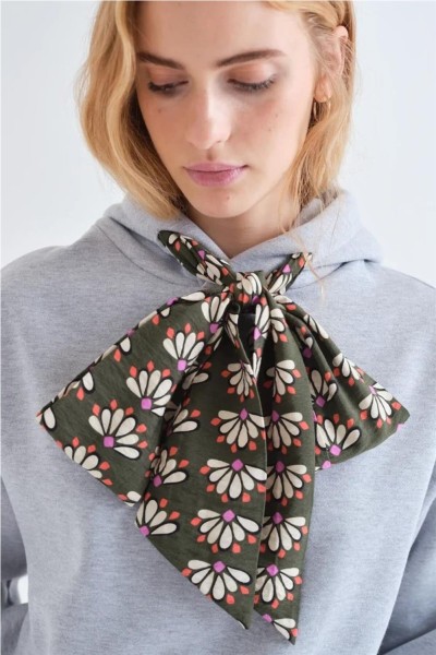 Sudadera Compañía Fantástica con lazada estampada Geometry