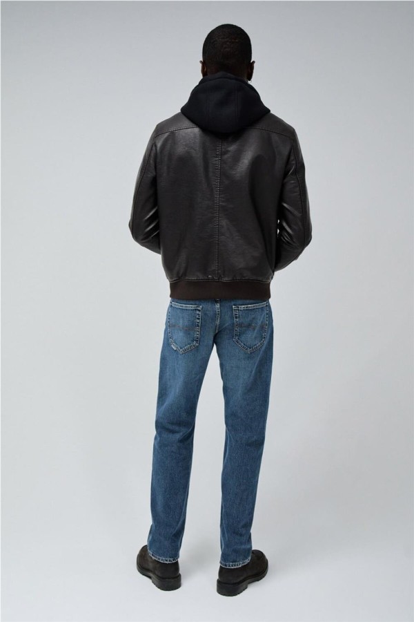 Chaqueta bomber Salsa efecto piel