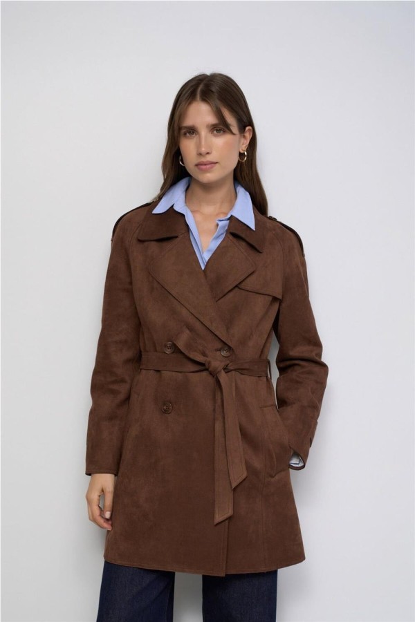 Trench Salsa efecto ante