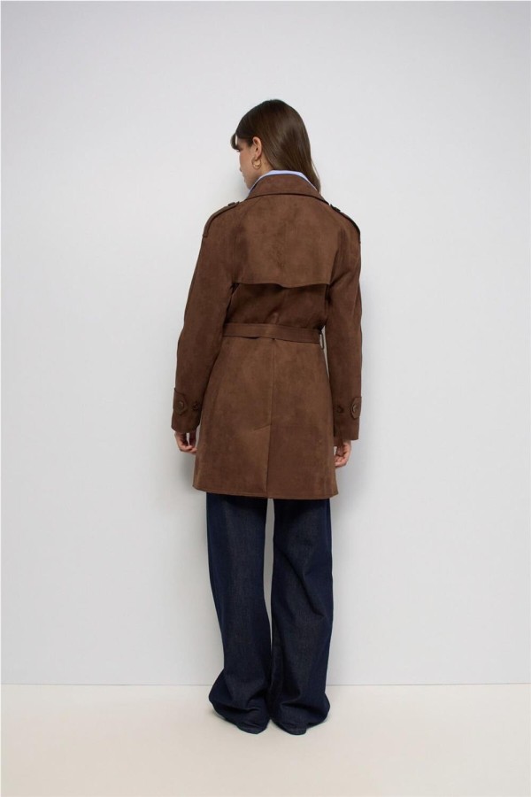 Trench Salsa efecto ante