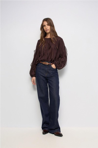 Blusa Salsa con volantes