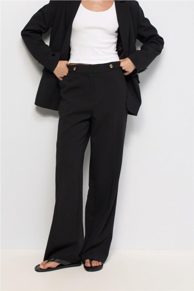 Pantalón de tela Salsa con pierna straight