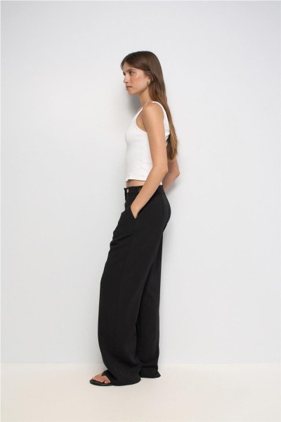 Pantalón de tela Salsa con pierna straight