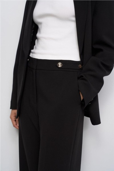 Pantalón de tela Salsa con pierna straight