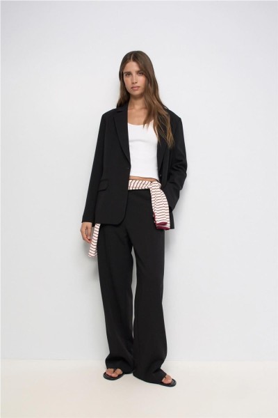 Pantalón de tela Salsa con pierna straight