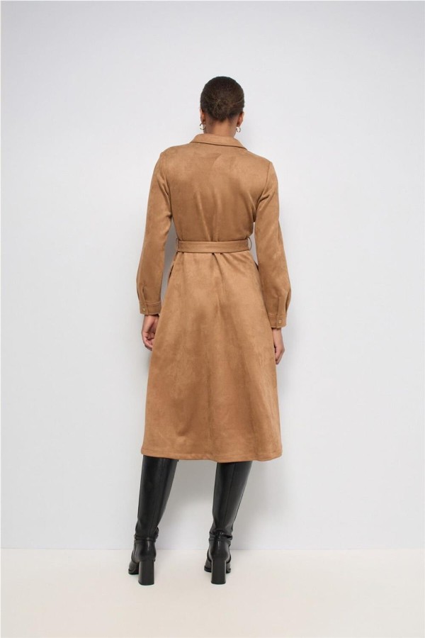 Vestido midi Salsa de ante