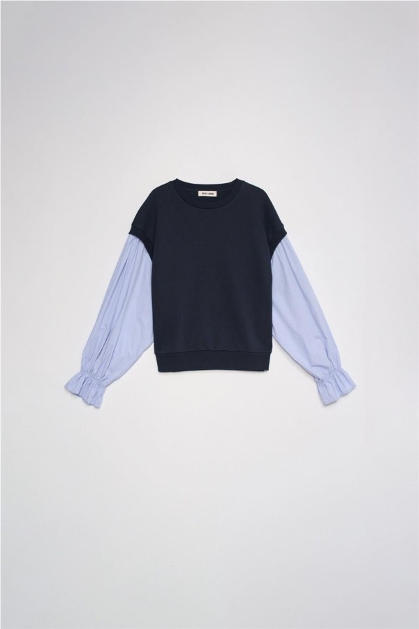 Sudadera Salsa combinada con camisa