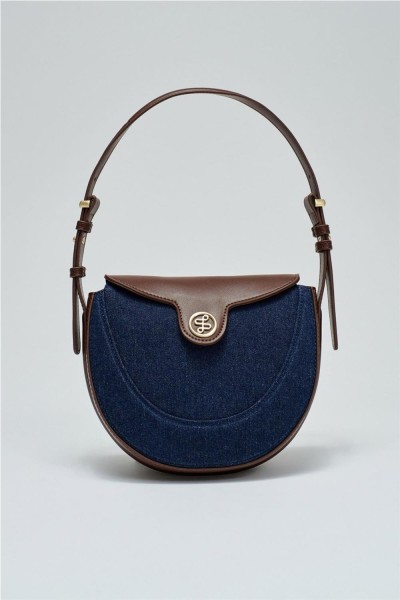 Bolso de hombro Salsa en denim y polipiel