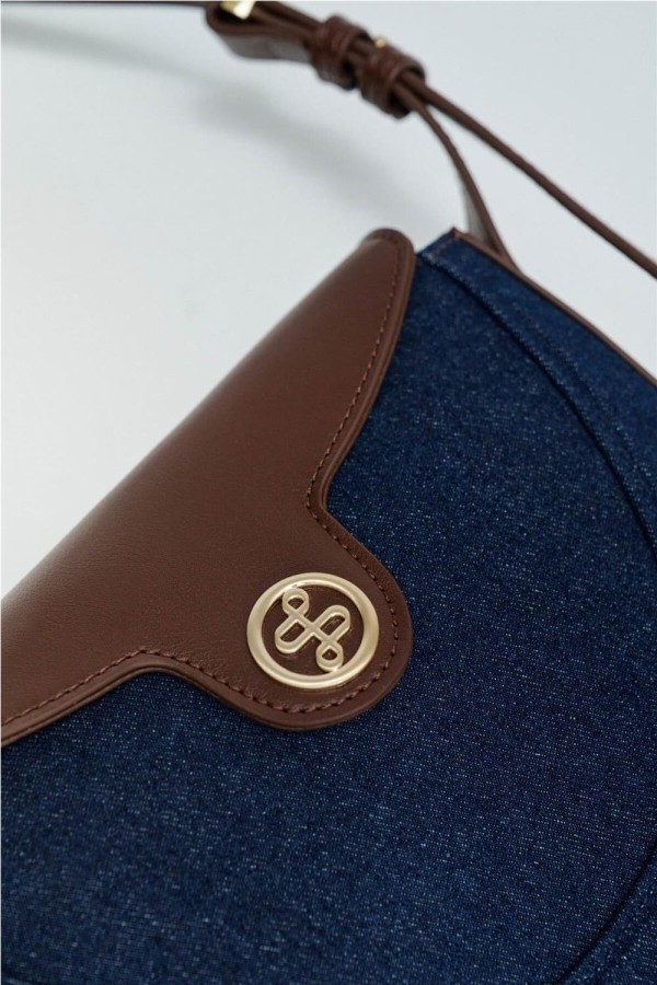 Bolso de hombro Salsa en denim y...