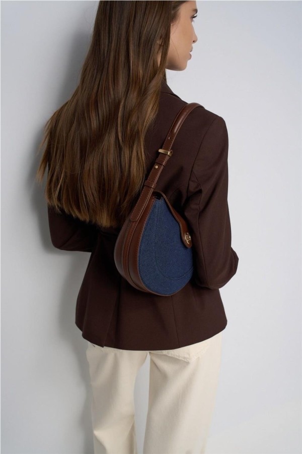 Bolso de hombro Salsa en denim y...