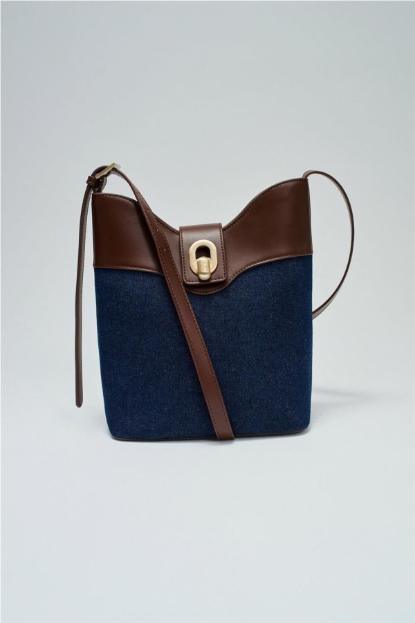 Bolso tote Salsa en denim y polipiel
