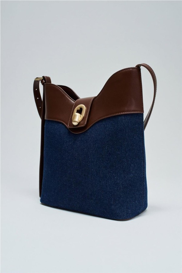 Bolso tote Salsa en denim y polipiel 2