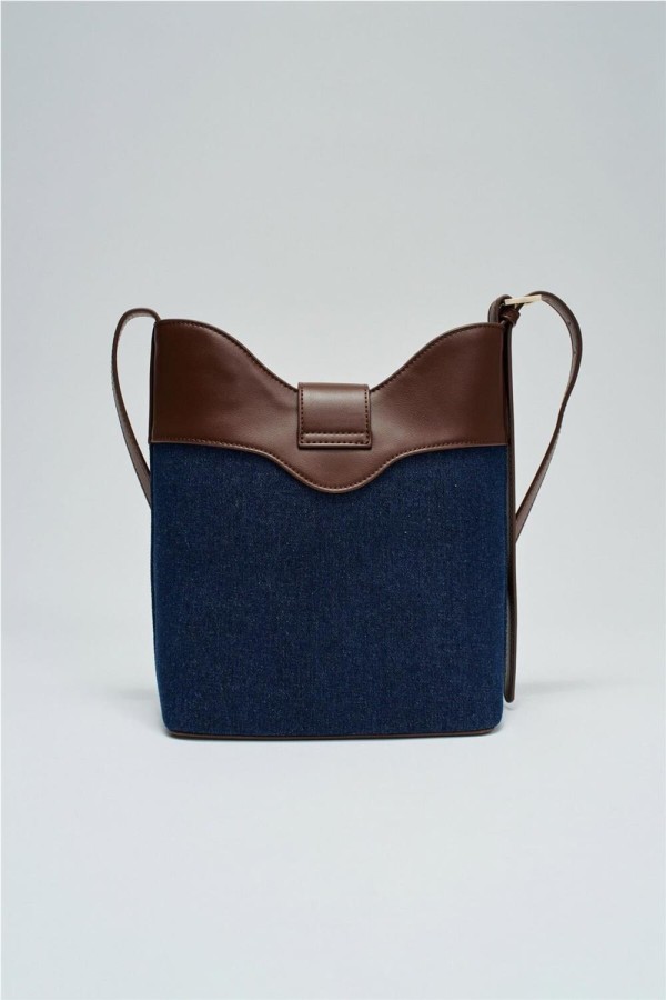 Bolso tote Salsa en denim y polipiel