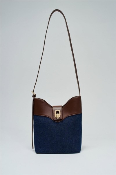 Bolso tote Salsa en denim y polipiel
