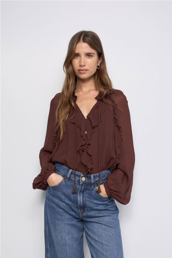 Blusa Salsa con volantes