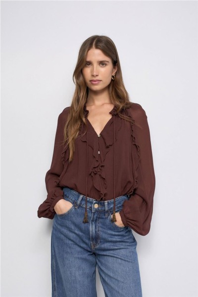 Blusa Salsa con volantes