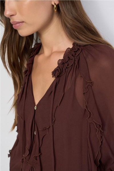 Blusa Salsa con volantes