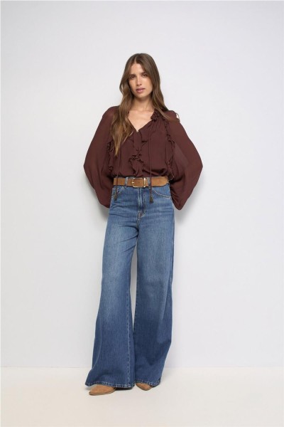 Blusa Salsa con volantes