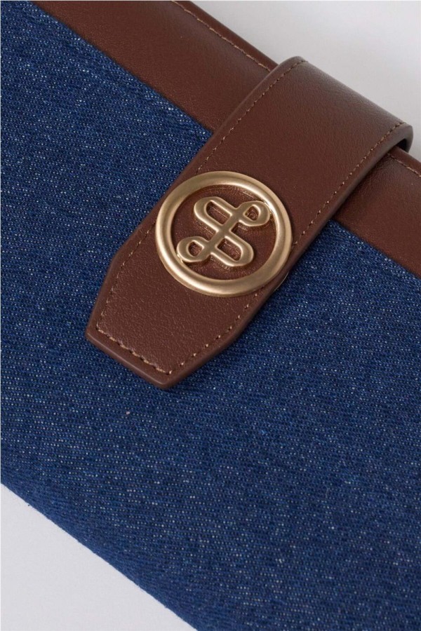 Cartera Salsa en denim y polipiel